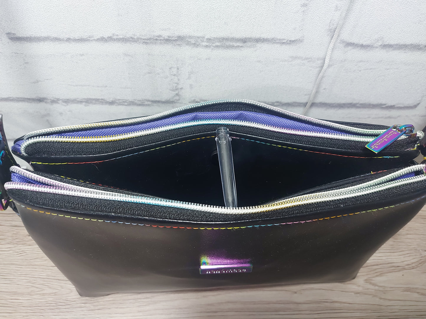 Black Leather Crossbody Bag