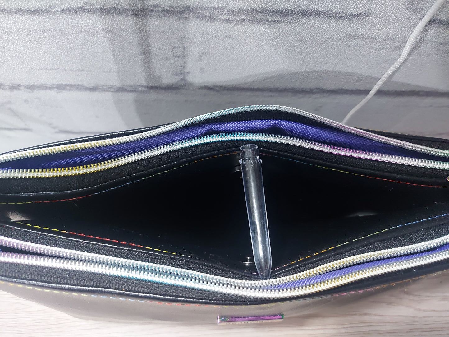 Black Leather Crossbody Bag