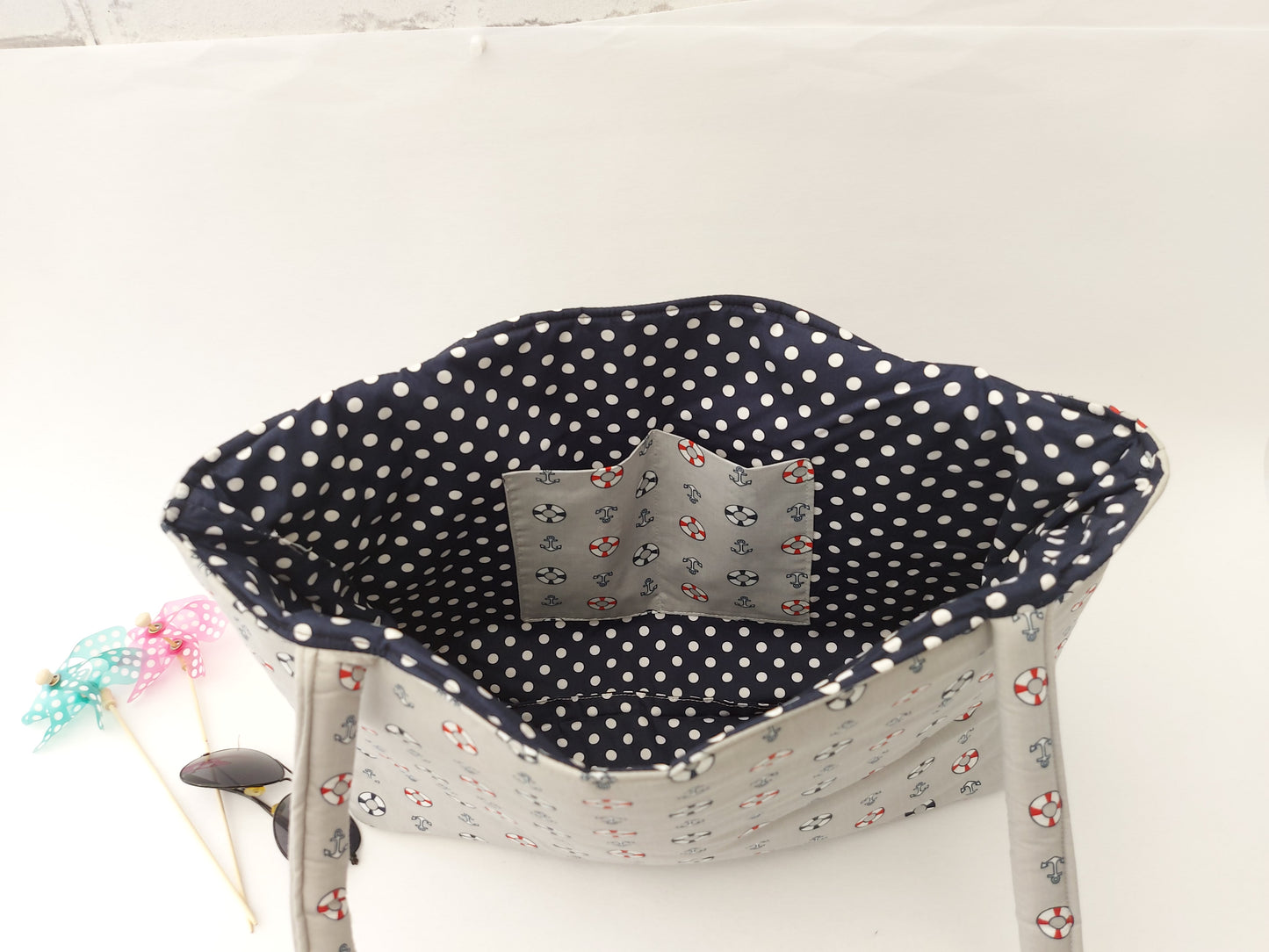 Over sized Fabric Beach bag