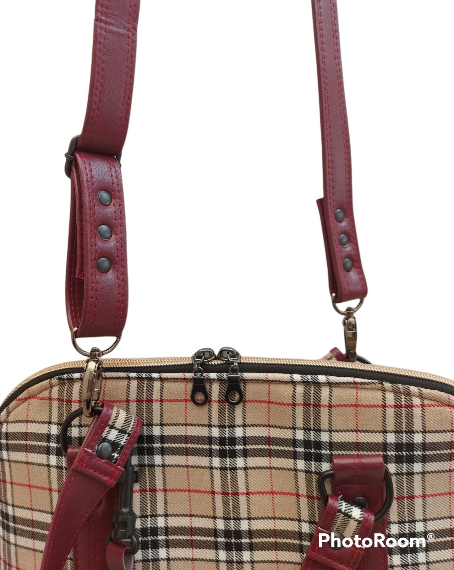 CUSTOM ORDER BOWLERBAG, faux leather and fabric with waterproof inner and detachable crossbody strap made just for you. work bag, bag lover