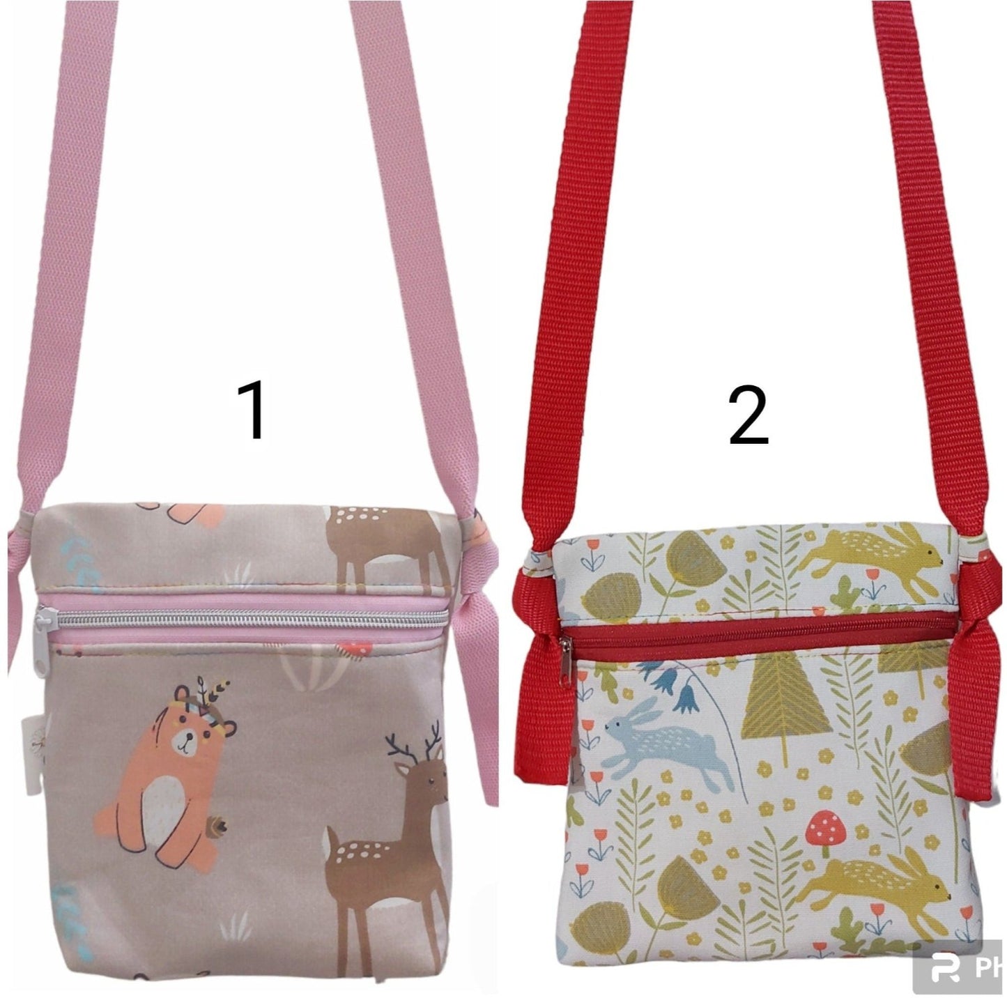 CHILDRENS CROSSBODY BAG waterproof and with tie adjustable strap,unicorns,birds,flowers,girls gifts,gift for girls,personalised shoulder bag